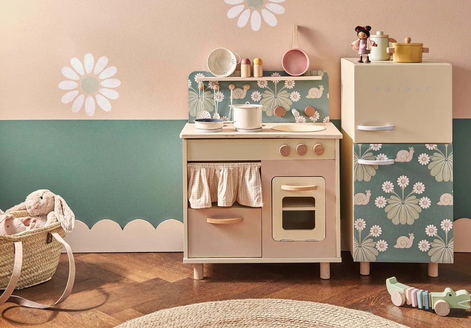 Kindlich aussehende Kücheneinrichtung