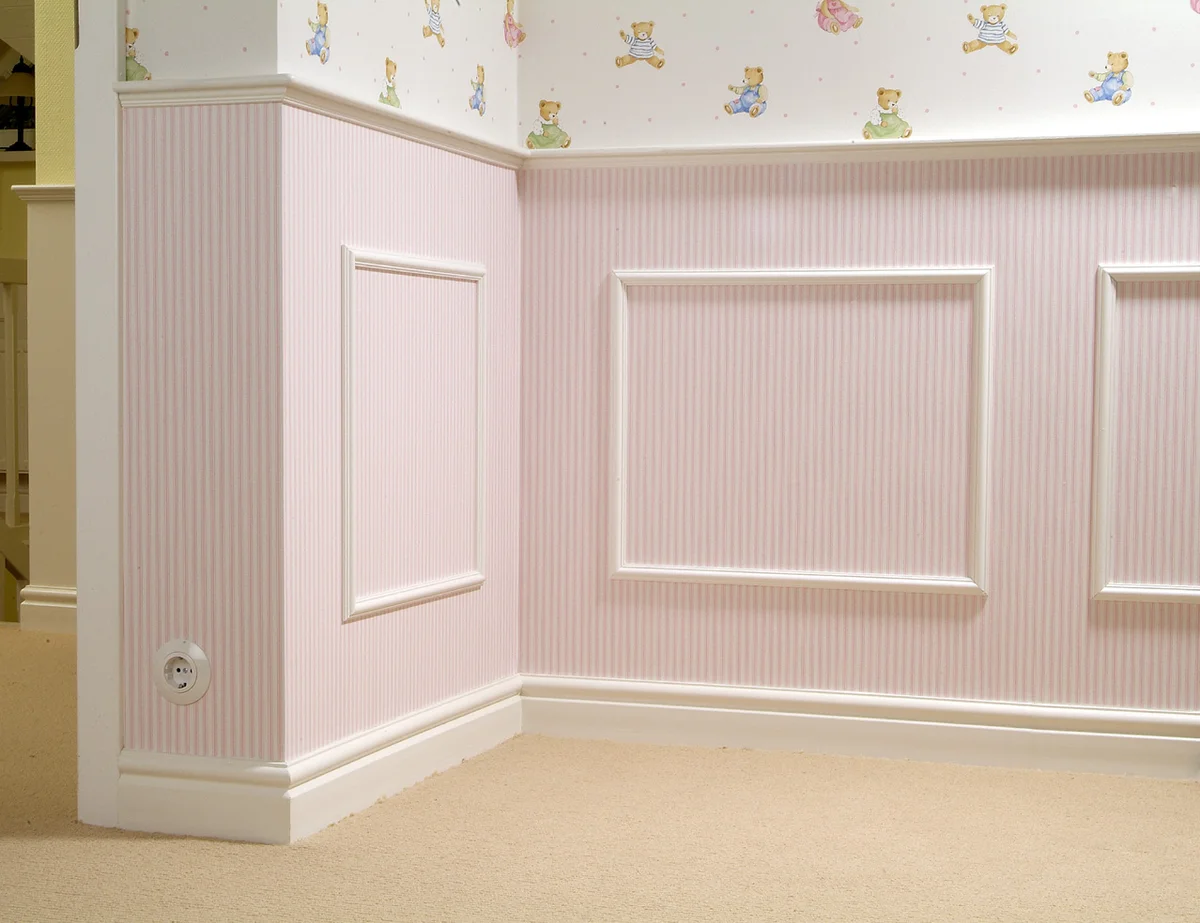 Wandverkleidung rosa