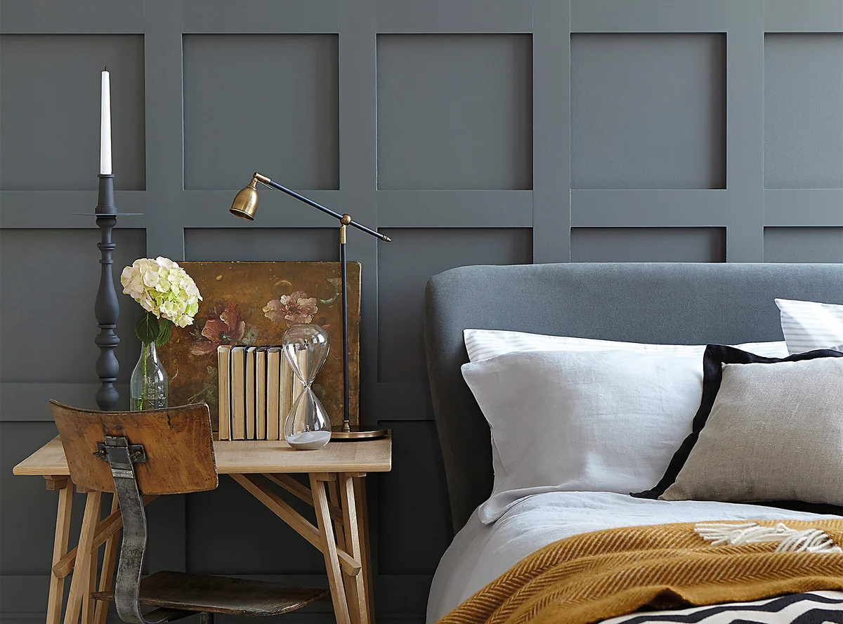 Wandverkleidung dunkelgrau