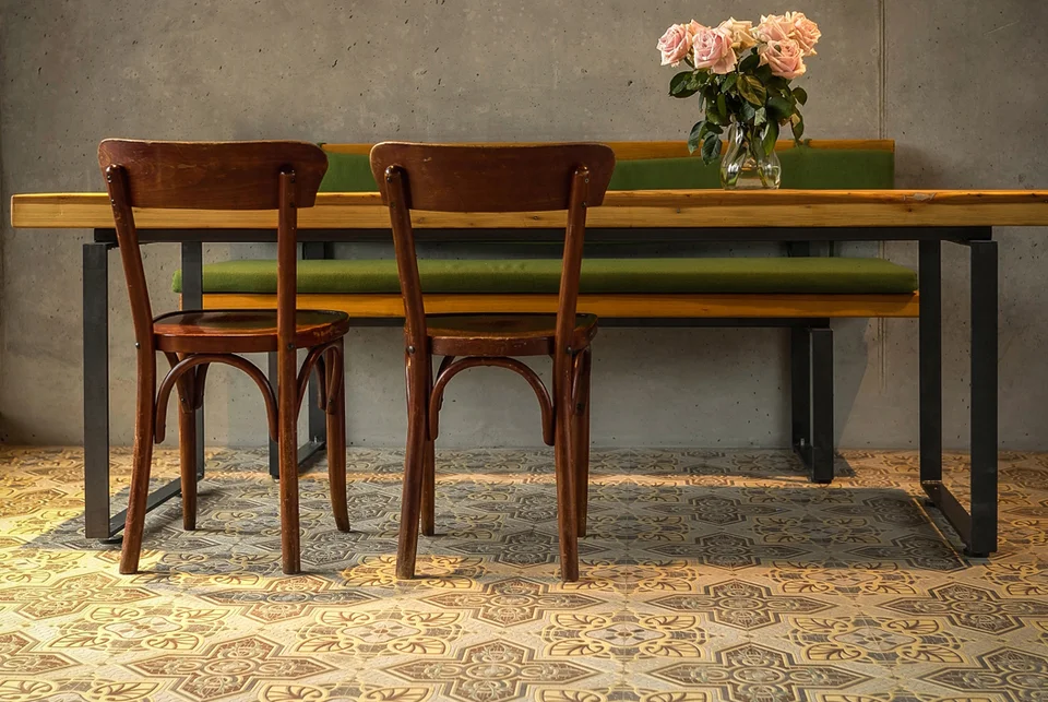 Ambiente Zementfliese Bodenbelag